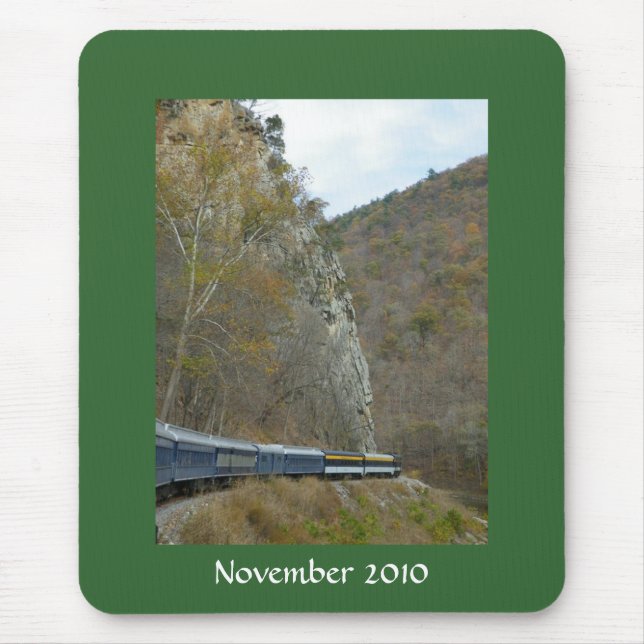 Train picture mouse pad (Front)