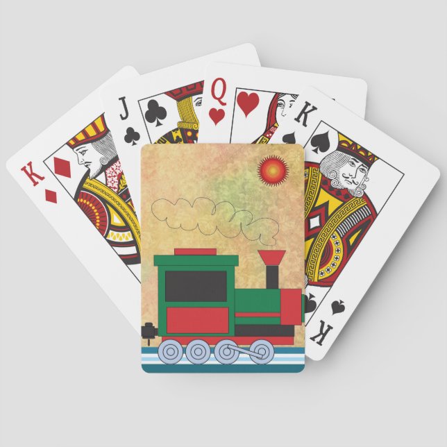Train Playing Cards (Back)