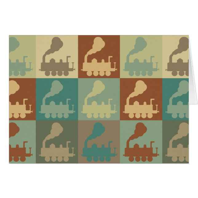 Train Pop Art (Front Horizontal)