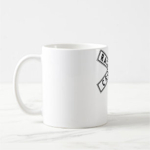 Train Railroad Crossing Sign Premium Coffee Mug