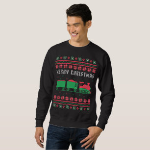 Train Railroad Ugly Christmas Sweater