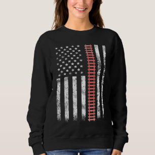 Train Railway Fan Railfan Model Railroad USA Ameri Sweatshirt
