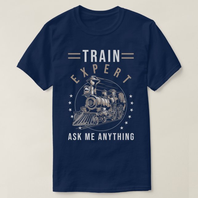 Train Railway Gift T-Shirt (Design Front)