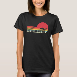 Train Retro Vintage Rail Transport Steam Freight R T-Shirt