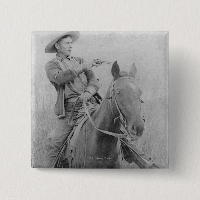 Train Robber Will "Dixon" Roberts 15 Cm Square Badge (Front)