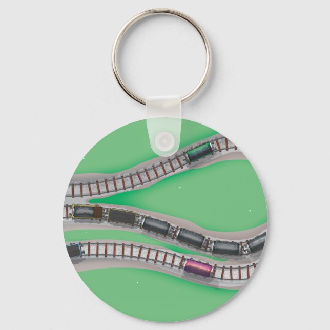 Train Set Key Ring (Front)