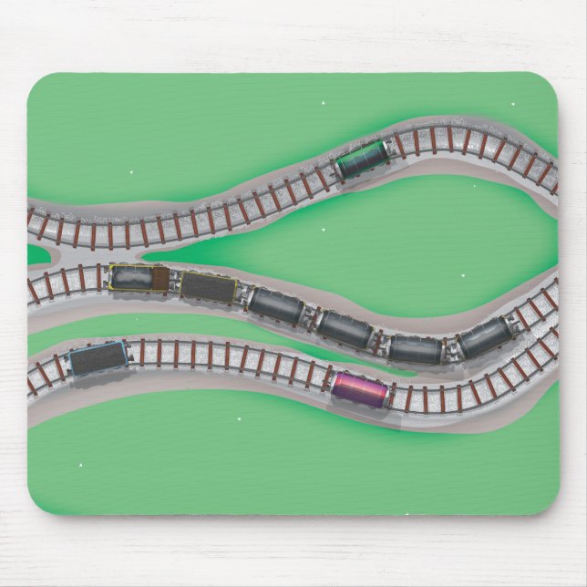 Train Set Mouse Pad (Front)