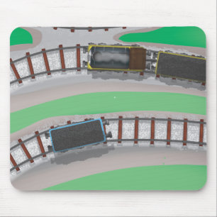 Train Set Mouse Pad