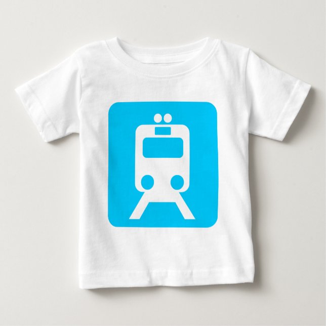 Train Sign - Baby T-Shirt (Front)