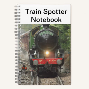 Train Spotter Spiral Notebook
