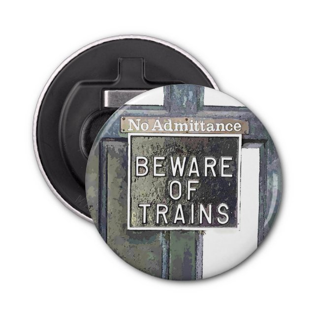 TRAIN STATION BOTTLE OPENER (Front)