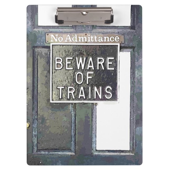 TRAIN STATION CLIPBOARD (Front)