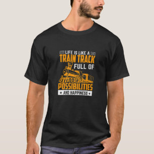 Train Station Graphic Saying With Train 1 T-Shirt