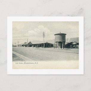 Train Station, Hackettstown NJ 1906 Vintage Postcard