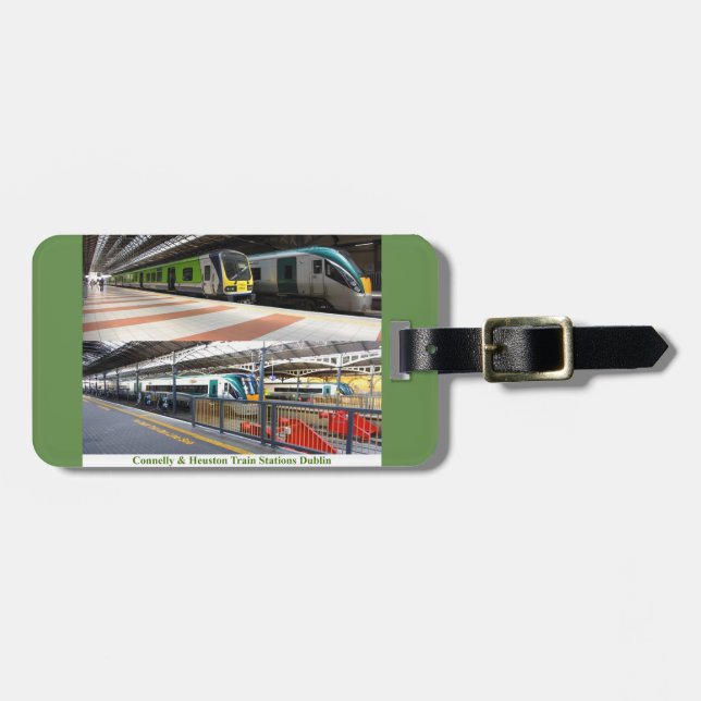 Train Station image for Luggage Tag (Front Horizontal)