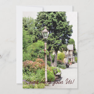 TRAIN STATION INVITATION