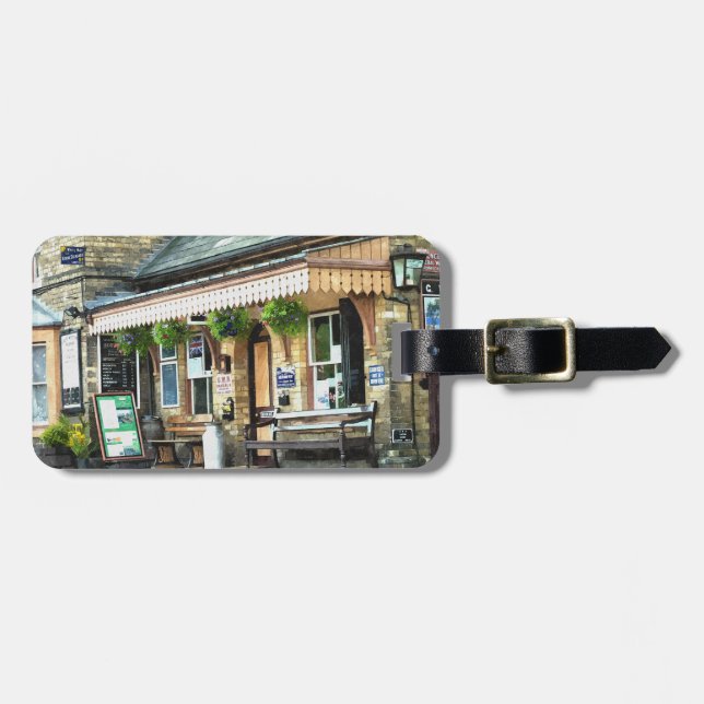 TRAIN STATION LUGGAGE TAG (Front Horizontal)
