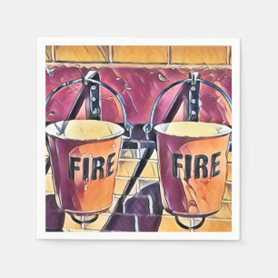 TRAIN STATION   NAPKIN