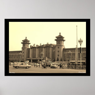 Train Station Poster