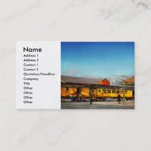 Train Station - The Virginia & Truckee 1940 Business Card