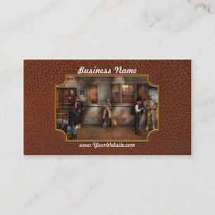 Train - Station - Waiting for the next train Business Card