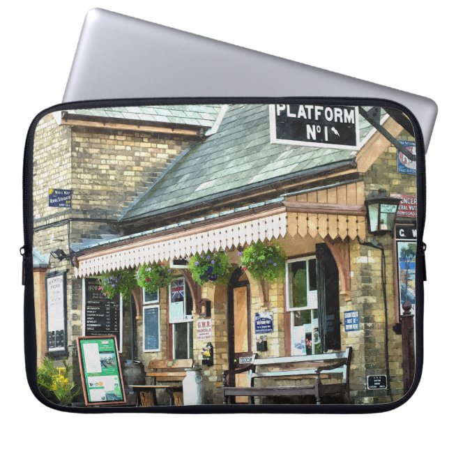 TRAIN STATIONS LAPTOP SLEEVE (Front)
