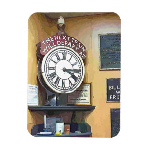 TRAIN STATIONS MAGNET