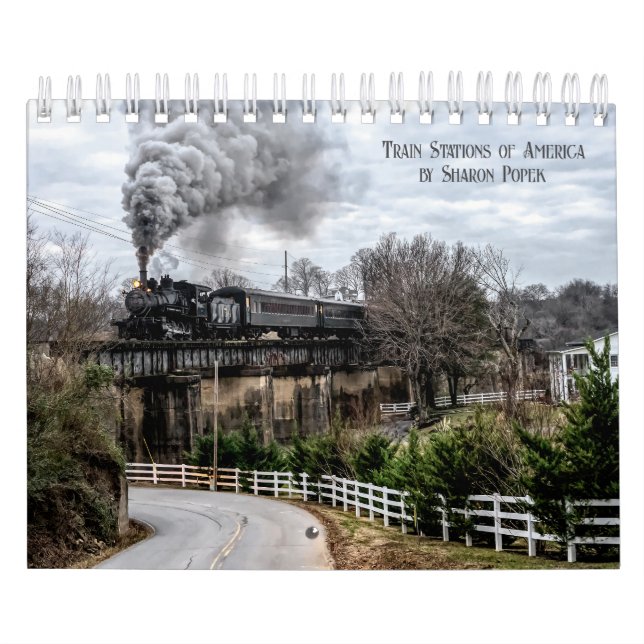 Train Stations of America 2025 Calendar (Cover)