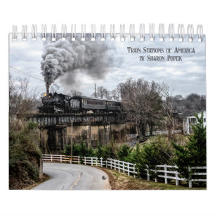 Train Stations of America 2025 Calendar