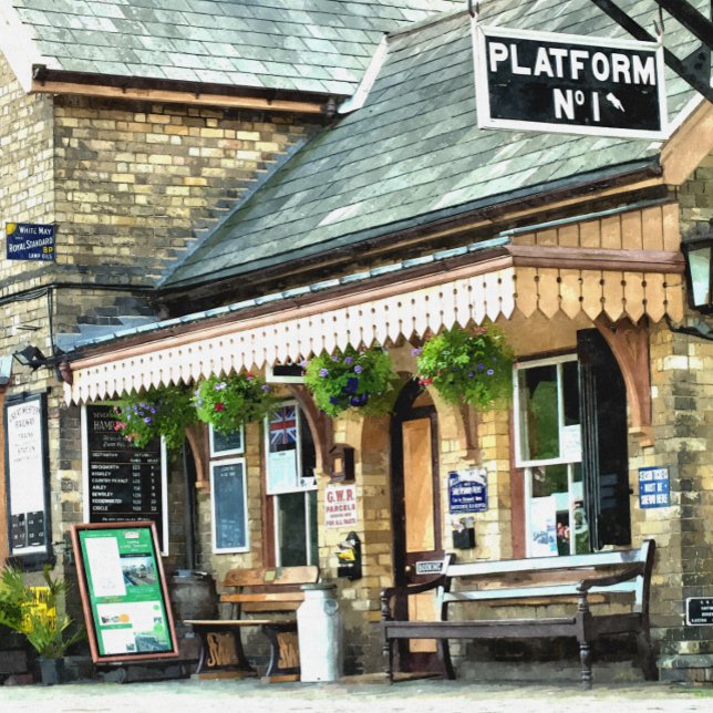 TRAIN STATIONS TEA TOWEL (Creator Uploaded)