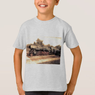 Train Steam Railroad Steampunk Engine Destiny T-Shirt
