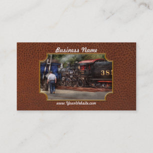 Train - Steam - The conductors job Business Card