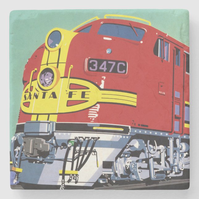 Train Stone Coaster (Front)