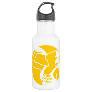 TRAIN SWEAT THIRST (F) yellow 532 Ml Water Bottle