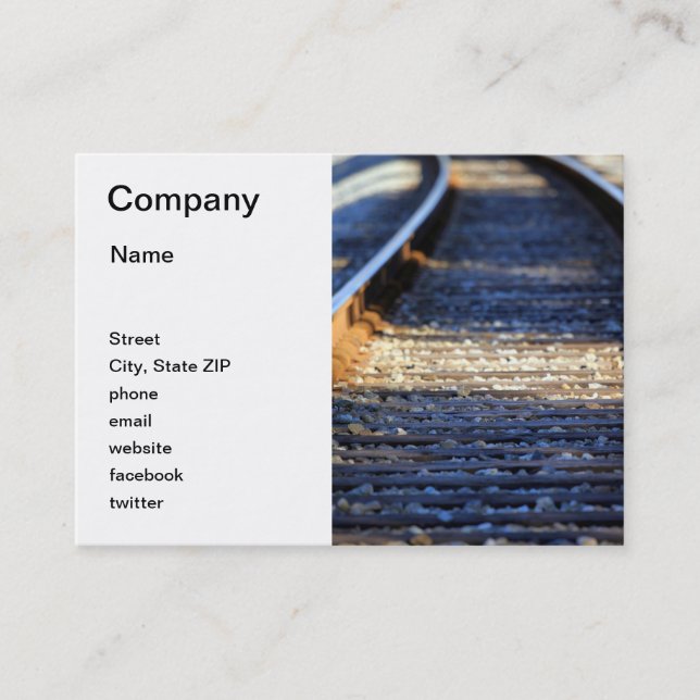 Train Tacks Business Card (Front)