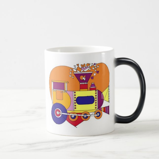 train that disappears magic mug (Right)