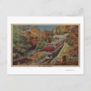 Train-The Thoroughbred, Monon Postcard