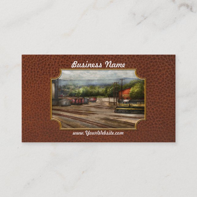 Train - The train graveyard Business Card (Front)
