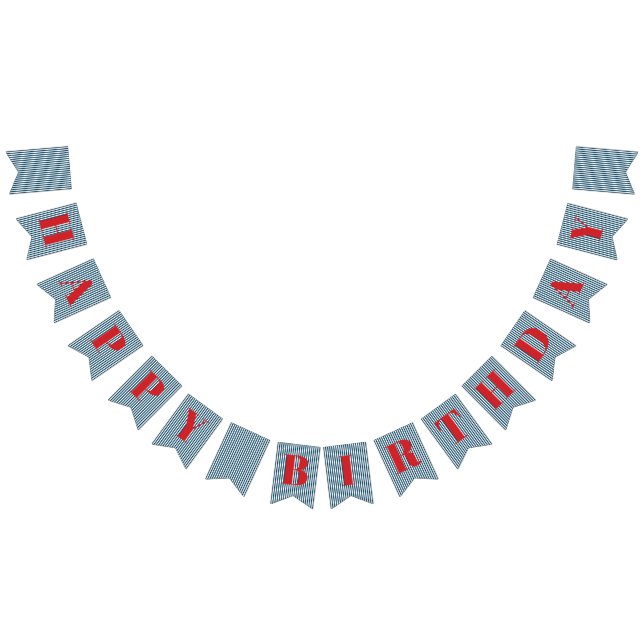 Train themed Birthday Party Banner (All)