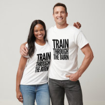 Train Through The Burn Performance Tank Top