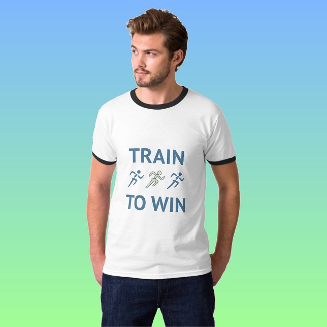 Train to win motivational workout T-Shirt (Creator Uploaded)