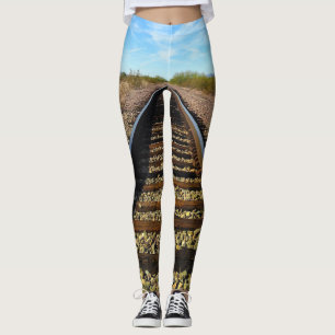 Train track to happiness leggings
