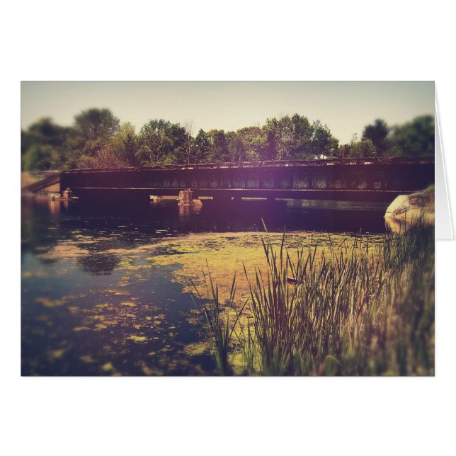 Train Tracks Across River (Front Horizontal)