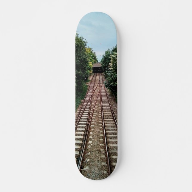 Train tracks , Harrogate Skateboard (Front)