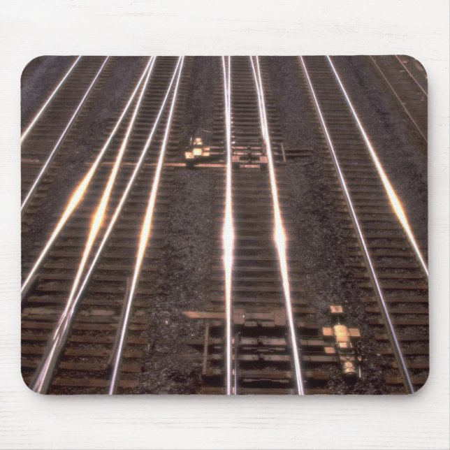 Train tracks mouse pad (Front)