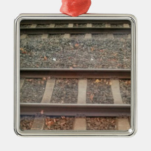 Train Tracks, Railway Metal Tree Decoration