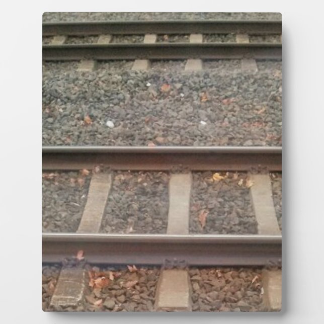 Train Tracks, Railway Plaque (Front)