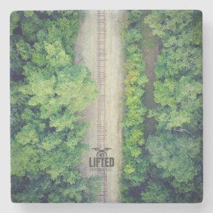 Train Tracks Stone Coaster