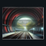 Train Travel Calendar<br><div class="desc">The Train Travel Calendar is fully customisable and a great gift to hand out or just hang in your home or office. Designed by Norman Reutter.</div>