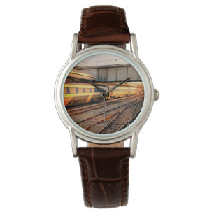 Train under the bridge watch